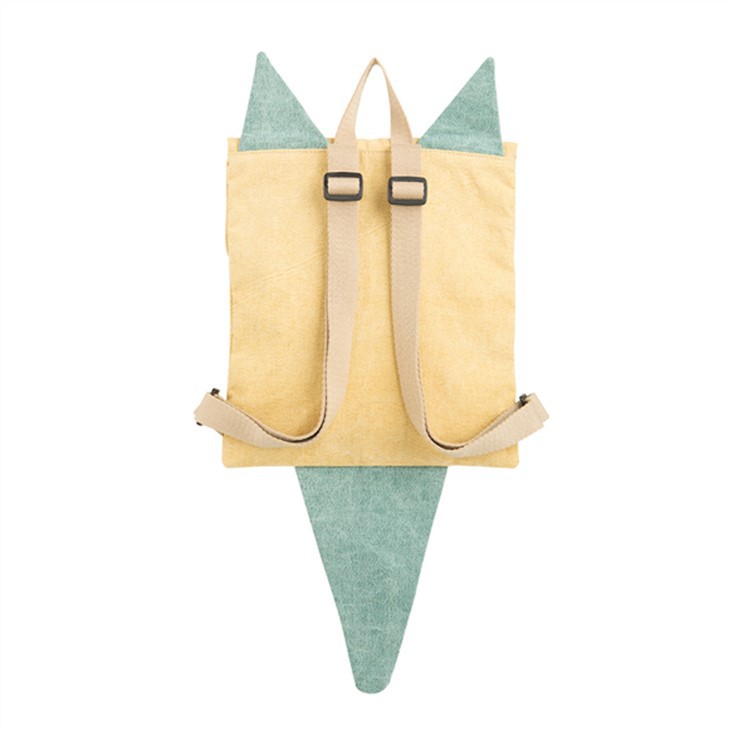 KID'S ANIMAL BAG-crocodile backside